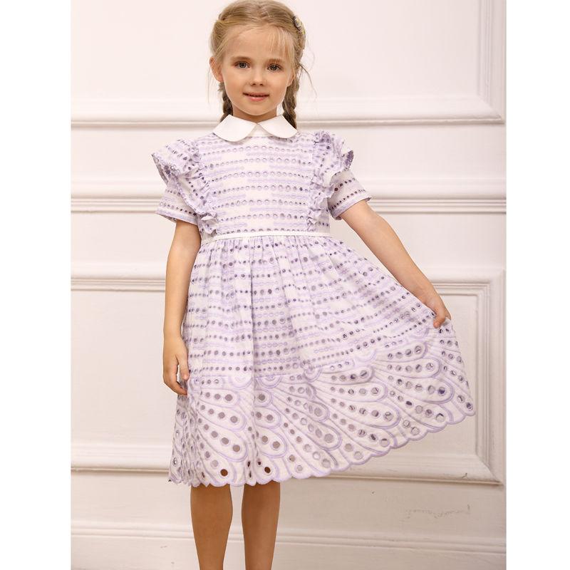 2023 Guangzhou Manufacturer Summer Newest Style Embroidery Dresses For Girls