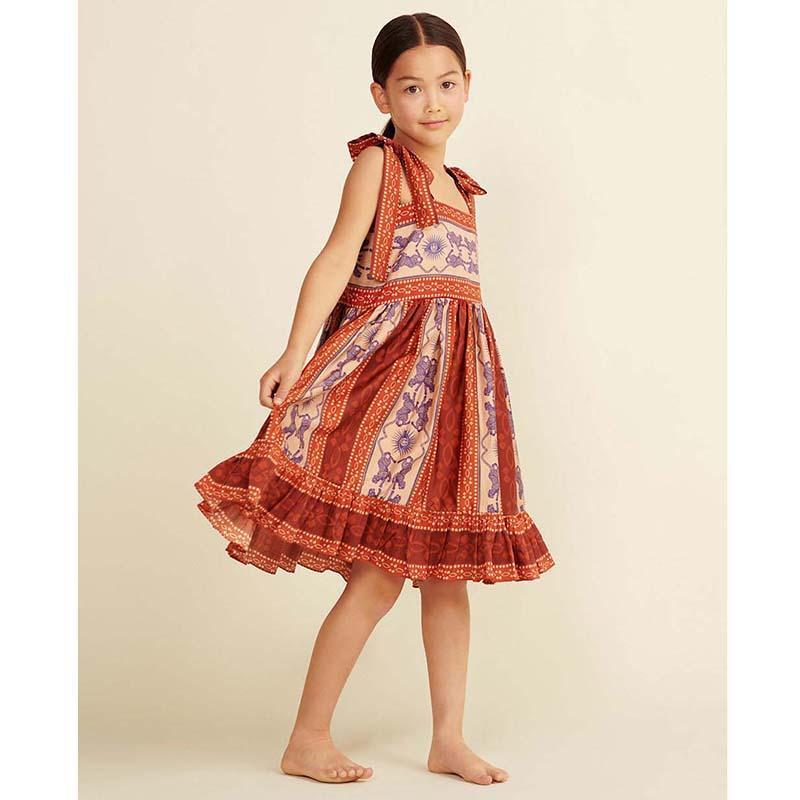 Private Label Summer Sleeveless Girls Ruffles Dress
