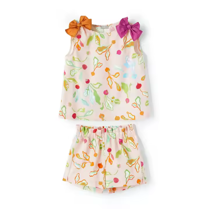girls flower white dress