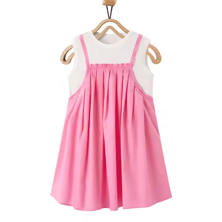 girls flower white dress