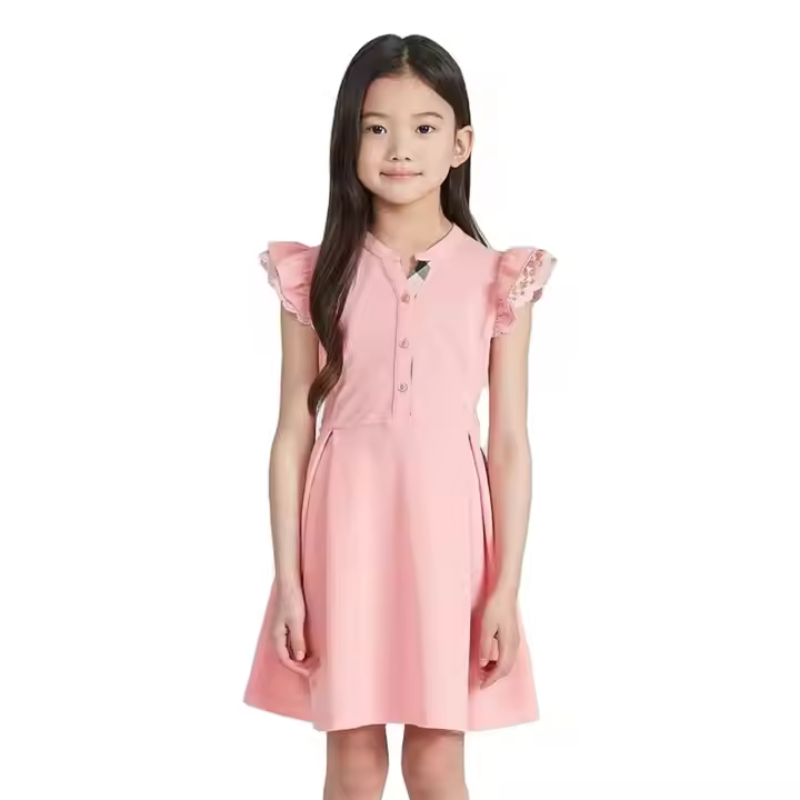 girls flower white dress