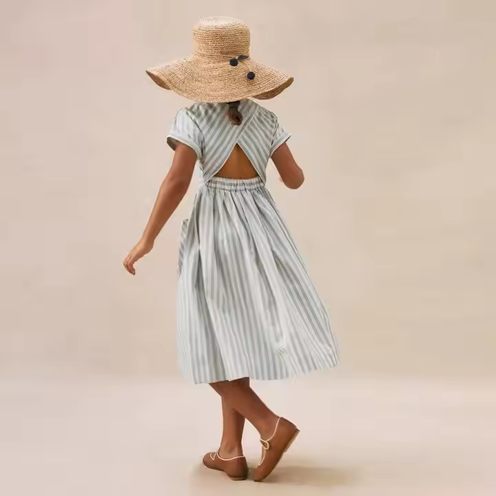 girls flower white dress