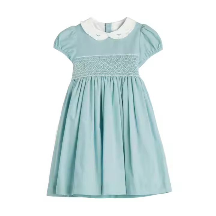 girls flower white dress