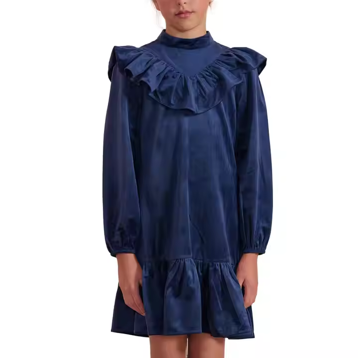 girls flower white dress