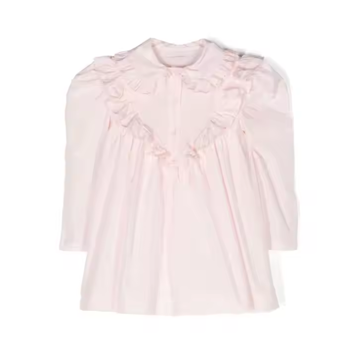 girls flower white dress