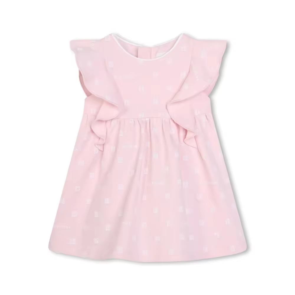 girls flower white dress