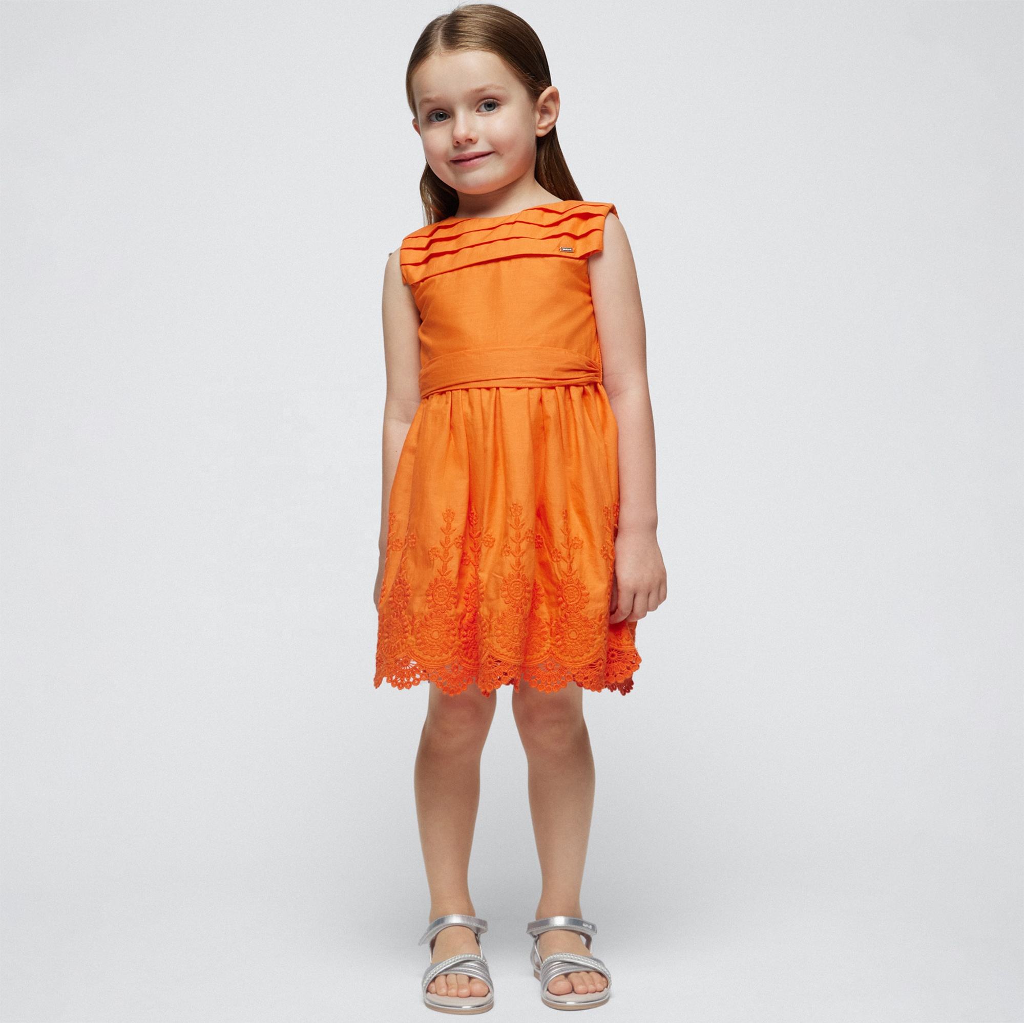 girls flower white dress