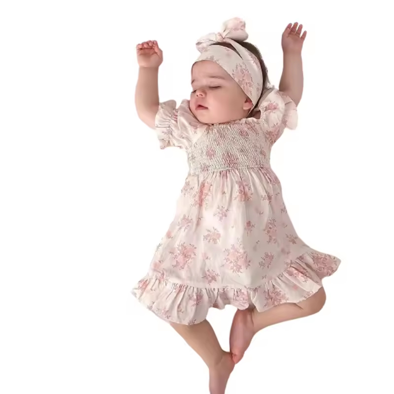 Baby girls cotton romper