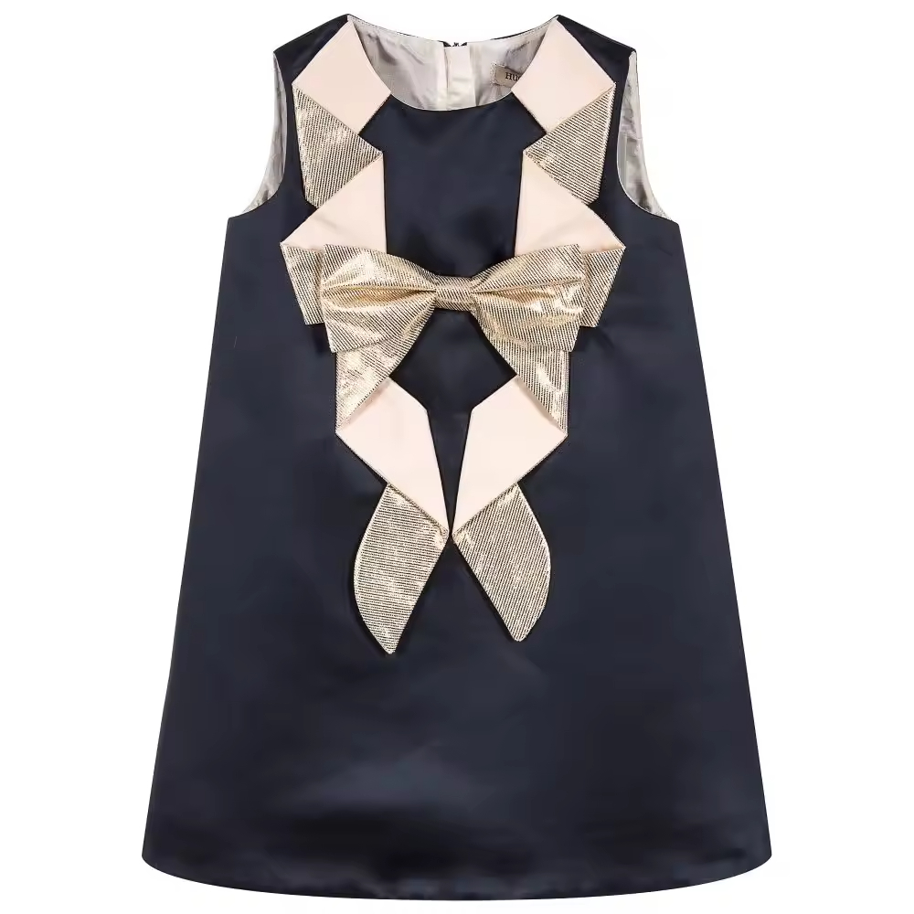 OEM&ODM Custom New Fashion Girl Party Wear Dress Baby Girl Party Dress Children Frocks Designs One Piece Party